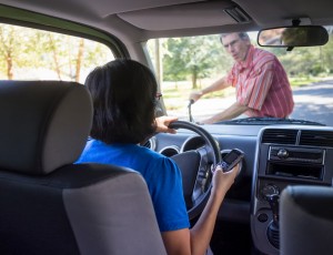 Woman Driving and Texting Accident